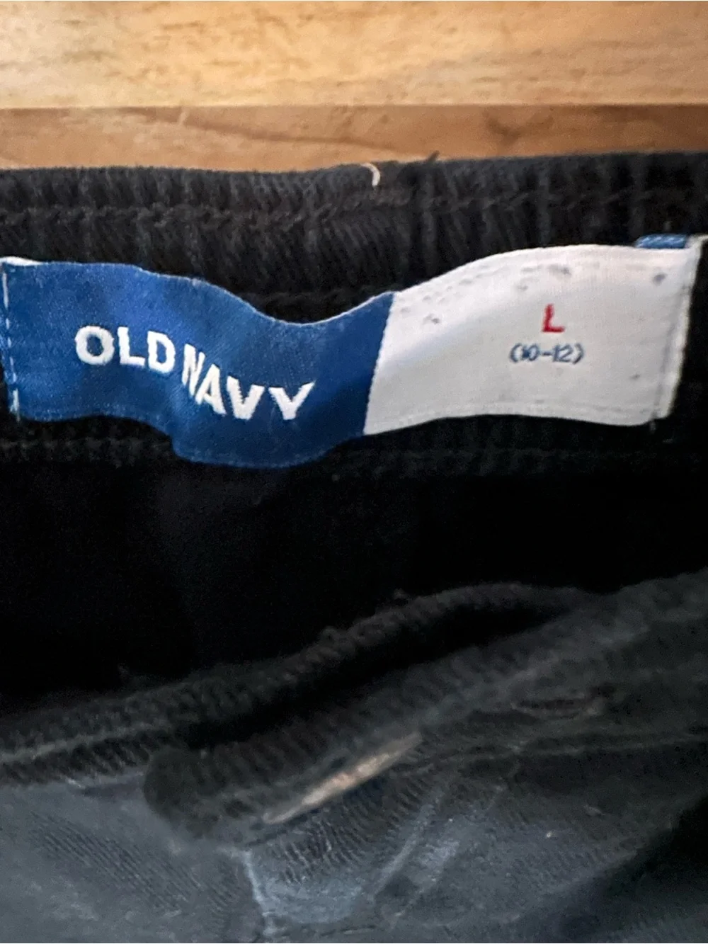 Old Navy Girls Black Wide-Leg Cargo Pants | Size Large (10-12Y)
